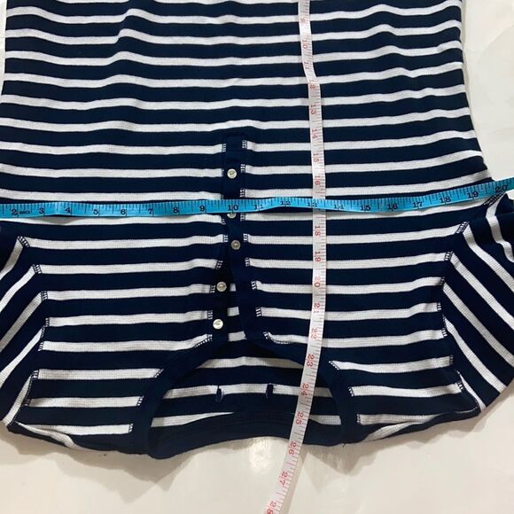 Karen Scott Women Blouse Stripes Size ML - Picture 7 of 10